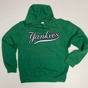 new york yankees kelly green hooded sweatshirt